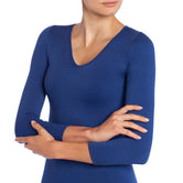 TOPS ESSENTIAL UNIFORM - V NECK - LONG SLEEVE