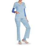 TOPS ESSENTIAL UNIFORM - V NECK - LONG SLEEVE