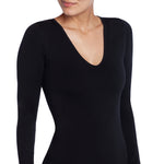 TOPS ESSENTIAL UNIFORM - V NECK - LONG SLEEVE