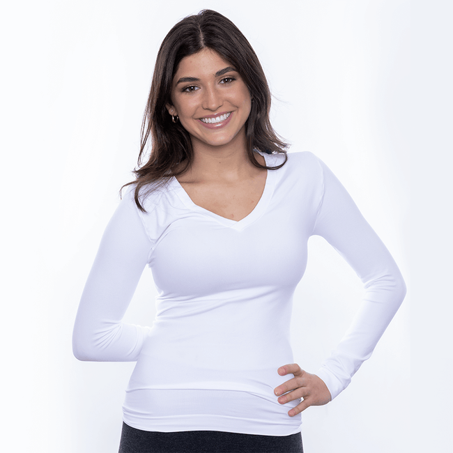 TOP ESSENTIAL - V NECK - LONG SLEEVE
